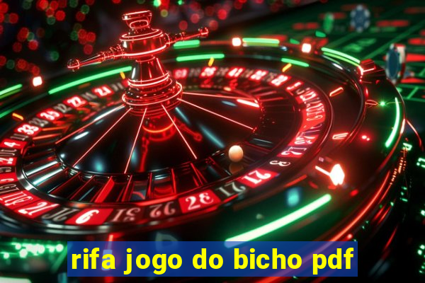 rifa jogo do bicho pdf